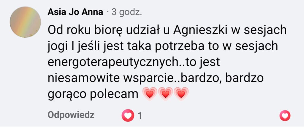 opinia zadowolonej klientki